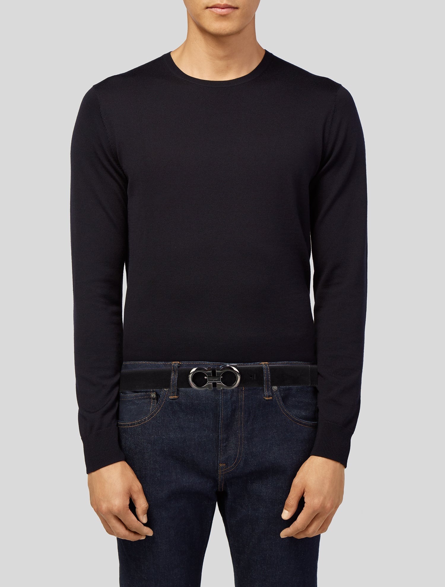 Salvatore Ferragamo Leather Belt Kit
